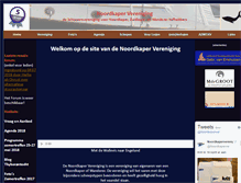 Tablet Screenshot of noordkapervereniging.nl